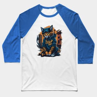 hip-hop cat Baseball T-Shirt